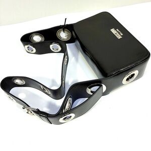 Moschino Black Bag with Silver Accents